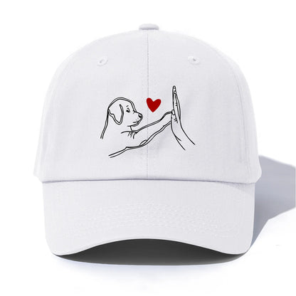 DOG HEART Print Baseball Cap For Adult