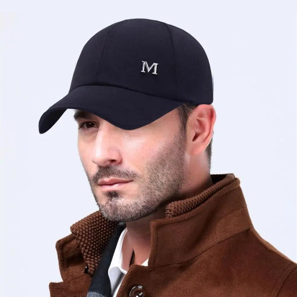 Baseball Cap M Letter Embroidery Pure Color Sun Hat Dad Hats Hip Hop