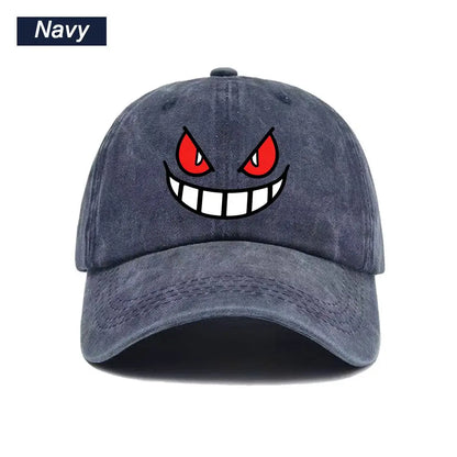 Baseball Cap Ghost Face American Anime Print Graphic