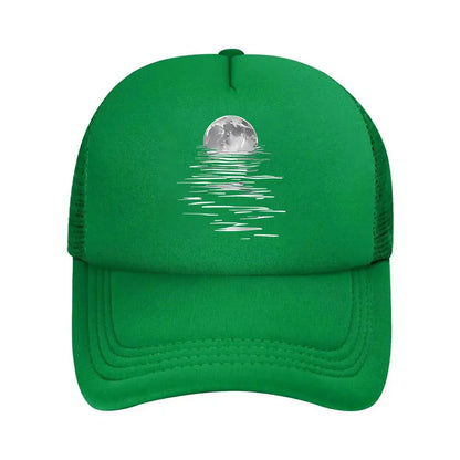 Minimalist Moon Phase Print Baseball Cap