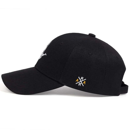 Unisex Skeleton Fingers Embroidery Baseball Caps