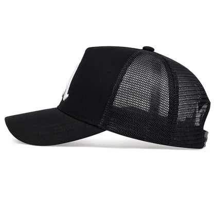 Unisex Gothic Letter A Embroidery Baseball Caps