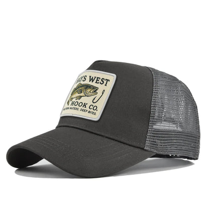 High Quality Fishing Embroidery Baseball Cap