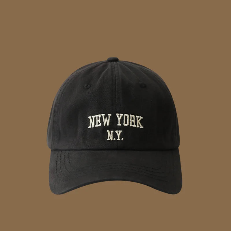 Soft Cotton Letters Baseball Cap For Women Men