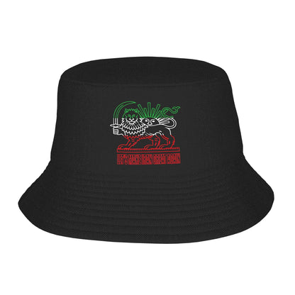 Iranian Make Iran Great Again Emblem Of Iran MIGA Bucket Hat