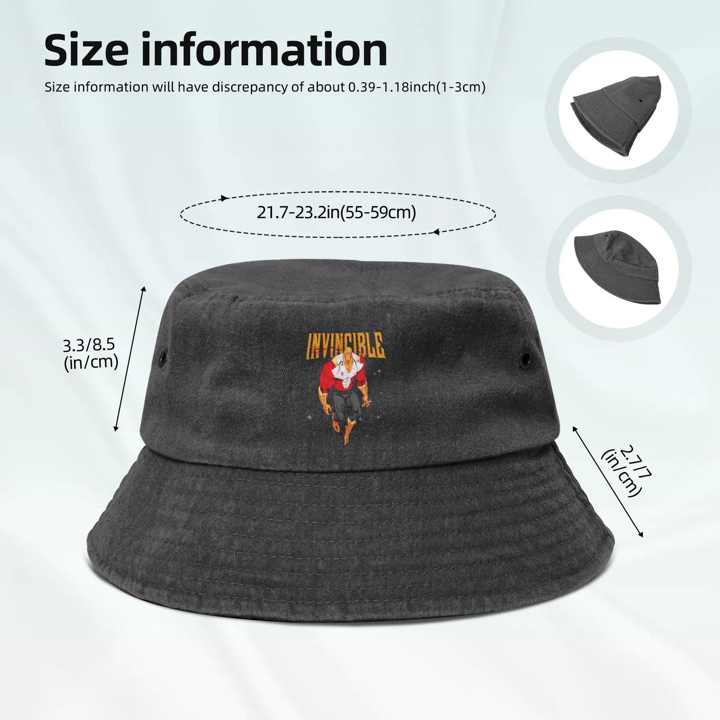 Trendy The Strongest Alien Invincibles Bucket Hat