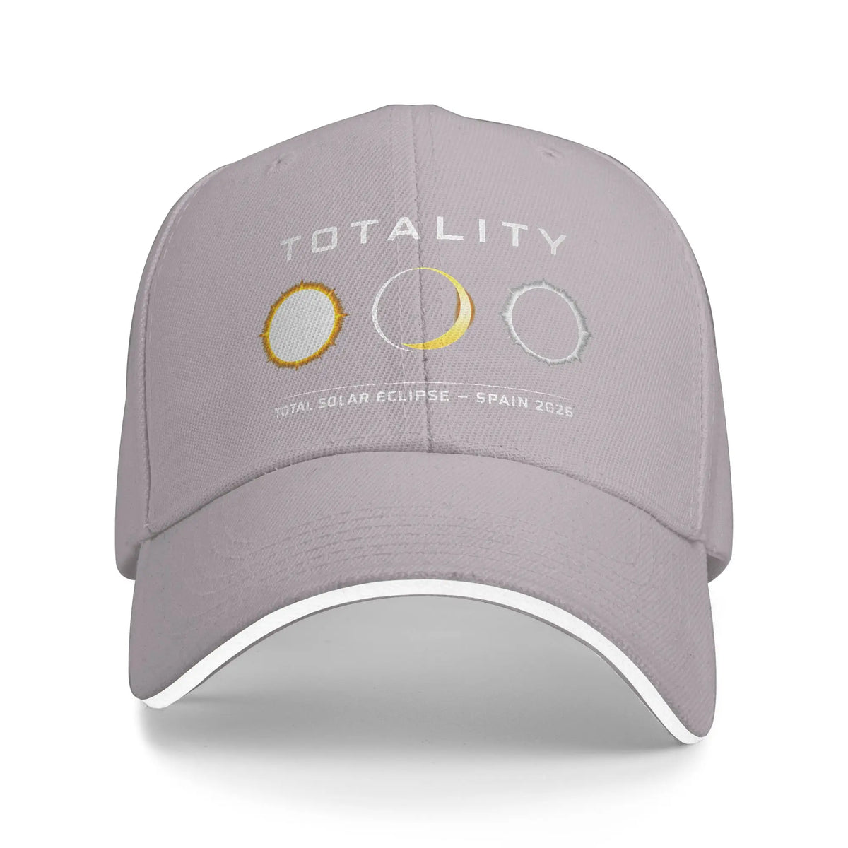 Spain Total Solar Eclipse 2026 Totality Sandwich Baseball Cap