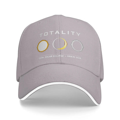 Spain Total Solar Eclipse 2026 Totality Sandwich Baseball Cap