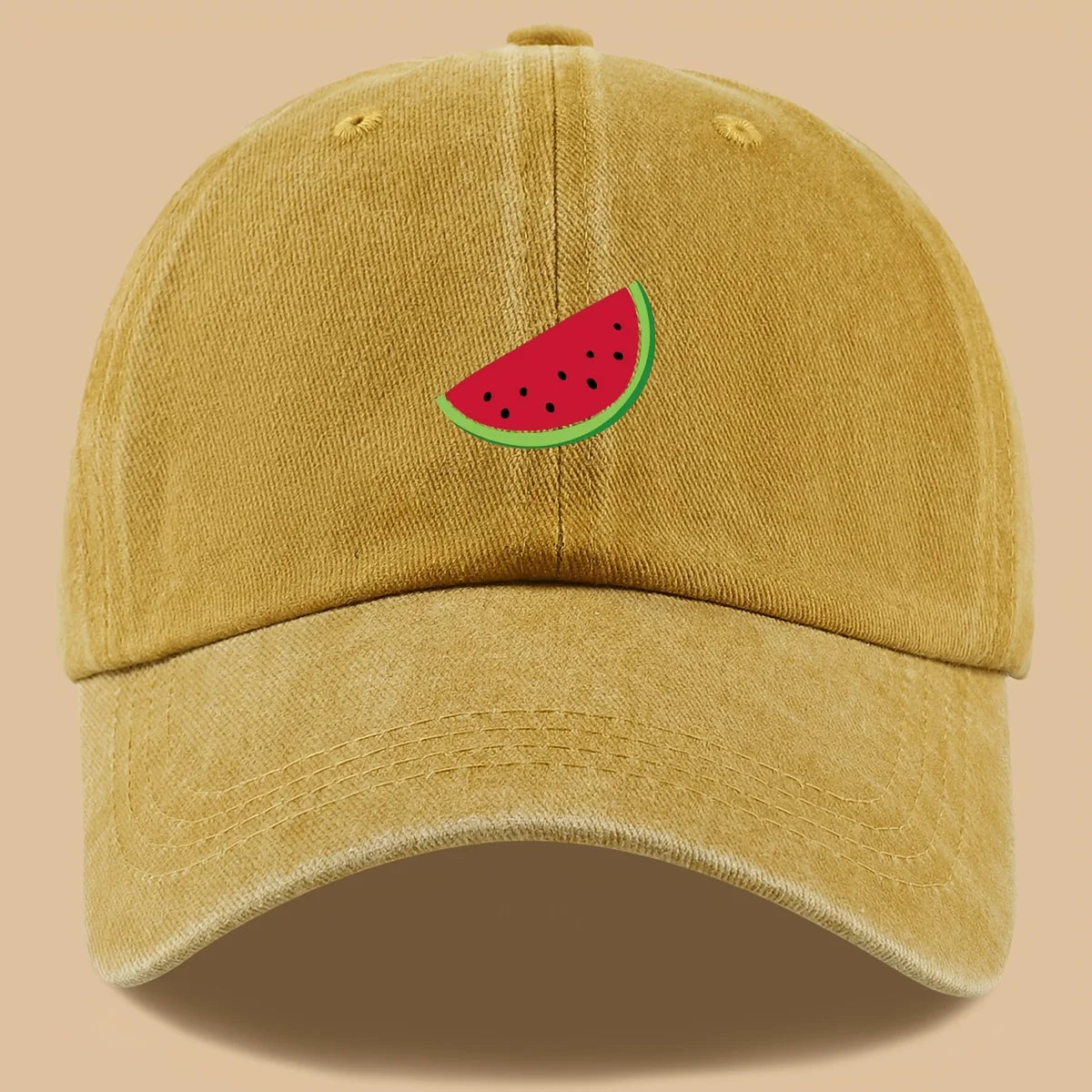 Watermelon Print Baseball Cap