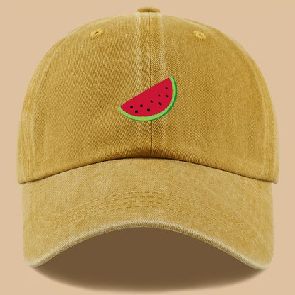 Watermelon Print Baseball Cap