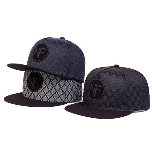 Unisex NF Letter Embroidery Hip-Hop Hats Spring Autumn Adjustable Snapback Caps Sunscreen Hat