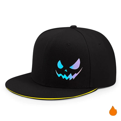 Unisex Personality Ghost Expression Hip-hop Hats Snapback Caps Sunscreen Hat