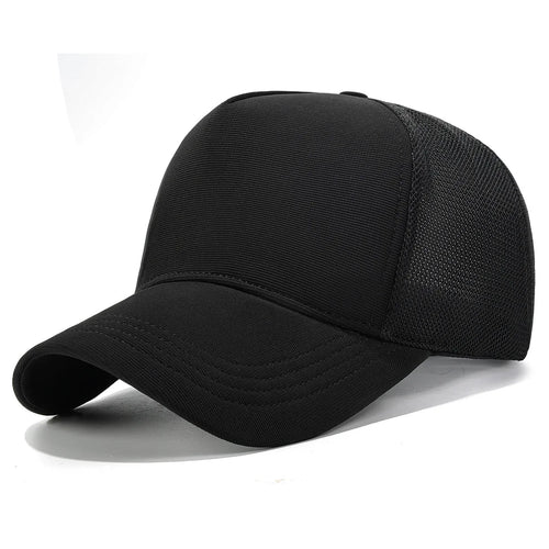 Solid Color Large Brim Flat Panel Hat Deepened Baseball Cap