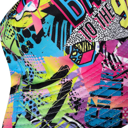 Abstract Graffiti Art Back 90S Colorful Printed Bucket Hat