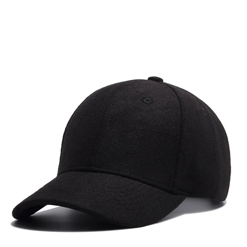 Autumn winter warm baseball cap