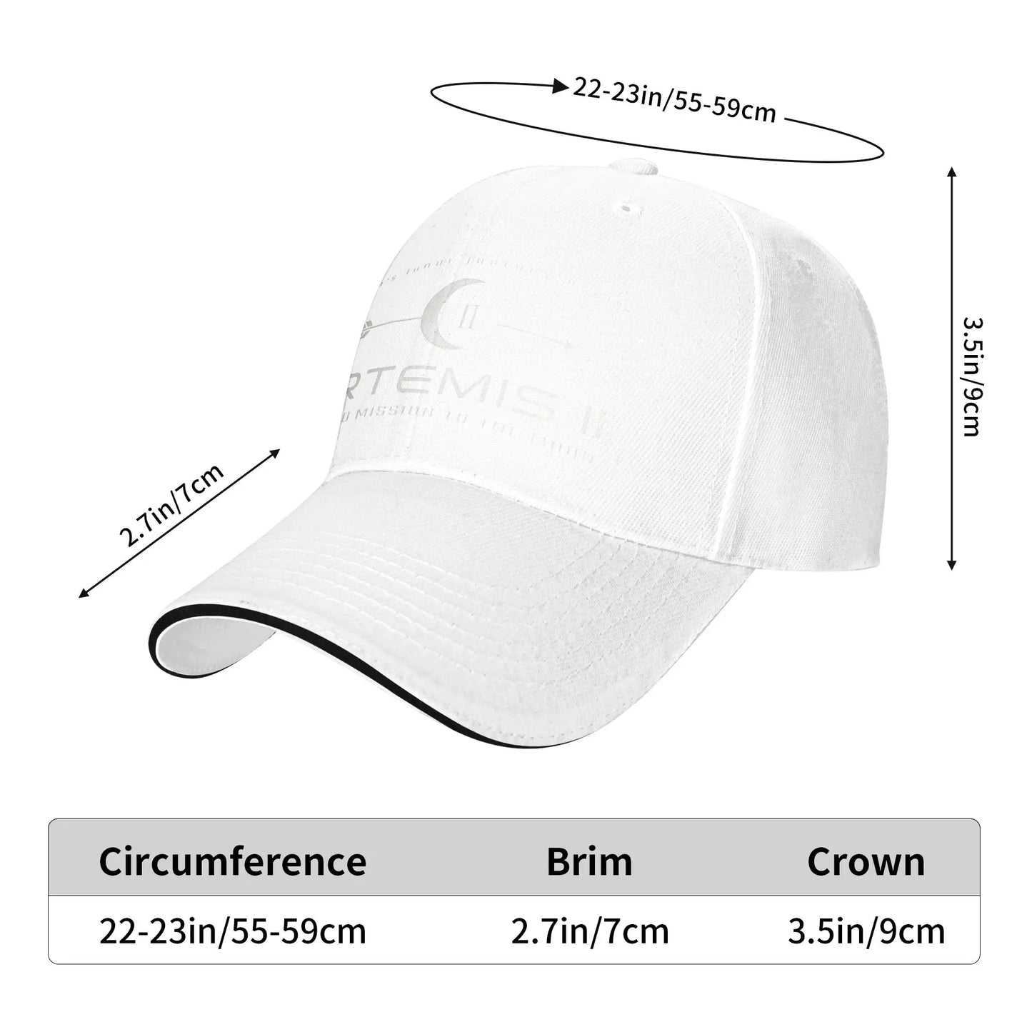 Artemis II Back to the Moon 2026 Baseball Cap