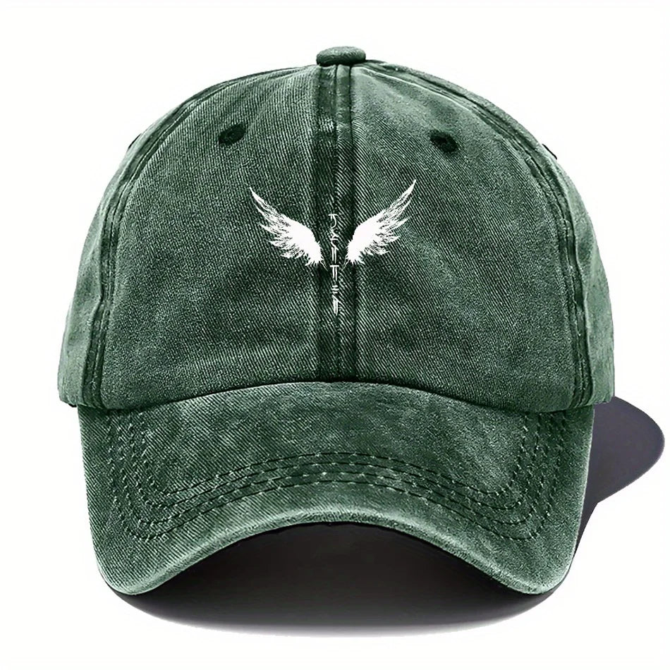 Classic Feathered Totem Print Baseball Cap