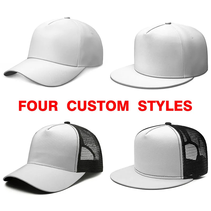 Atlas Mountain Dog Aidi Custom Flat Brim Cap Sun Hat Baseball Hat