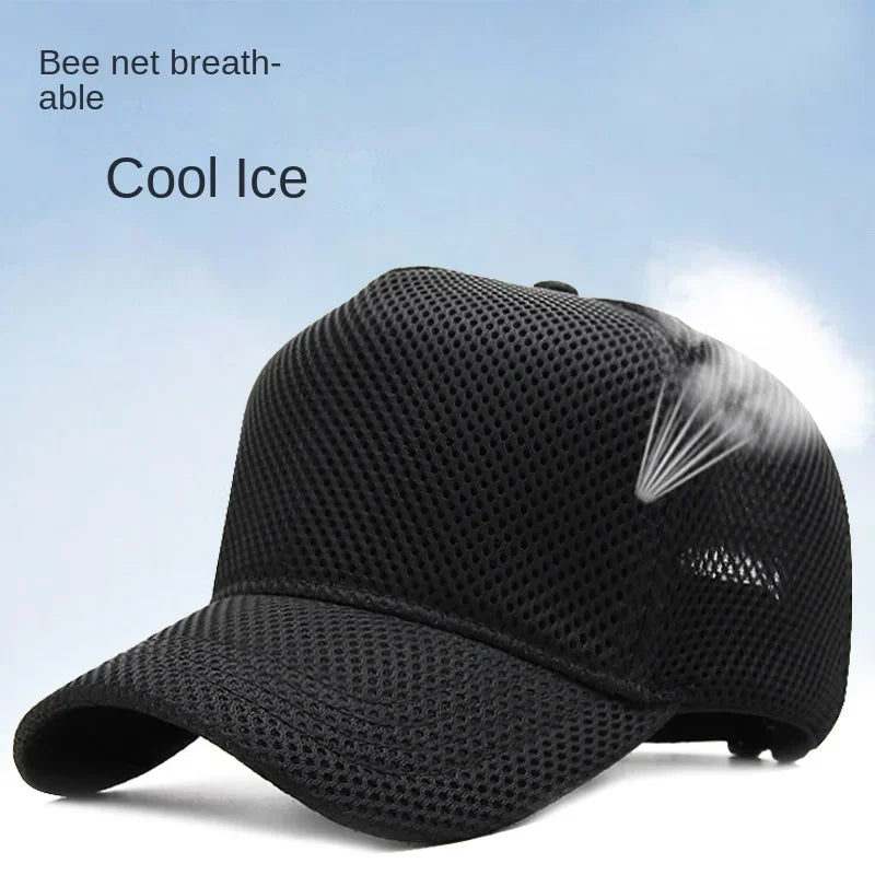 Big Head Plus Size Summer Mesh Baseball Cap