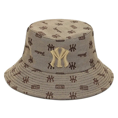 Unisex Letter Embroidery Fisherman Hat Women