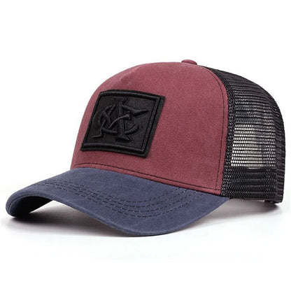 2025 Personalized Fashion New Baseball Hat CA Embroidered Mesh Hat Daily Wear Decorative