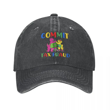 Barney Commit Tax Fraud Baseball Cap
