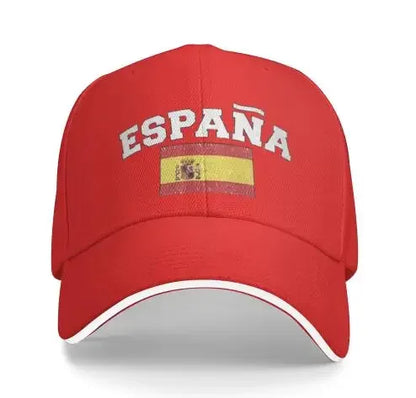 Espana Flag of Spain Spanish Denim Hats Baseball Caps