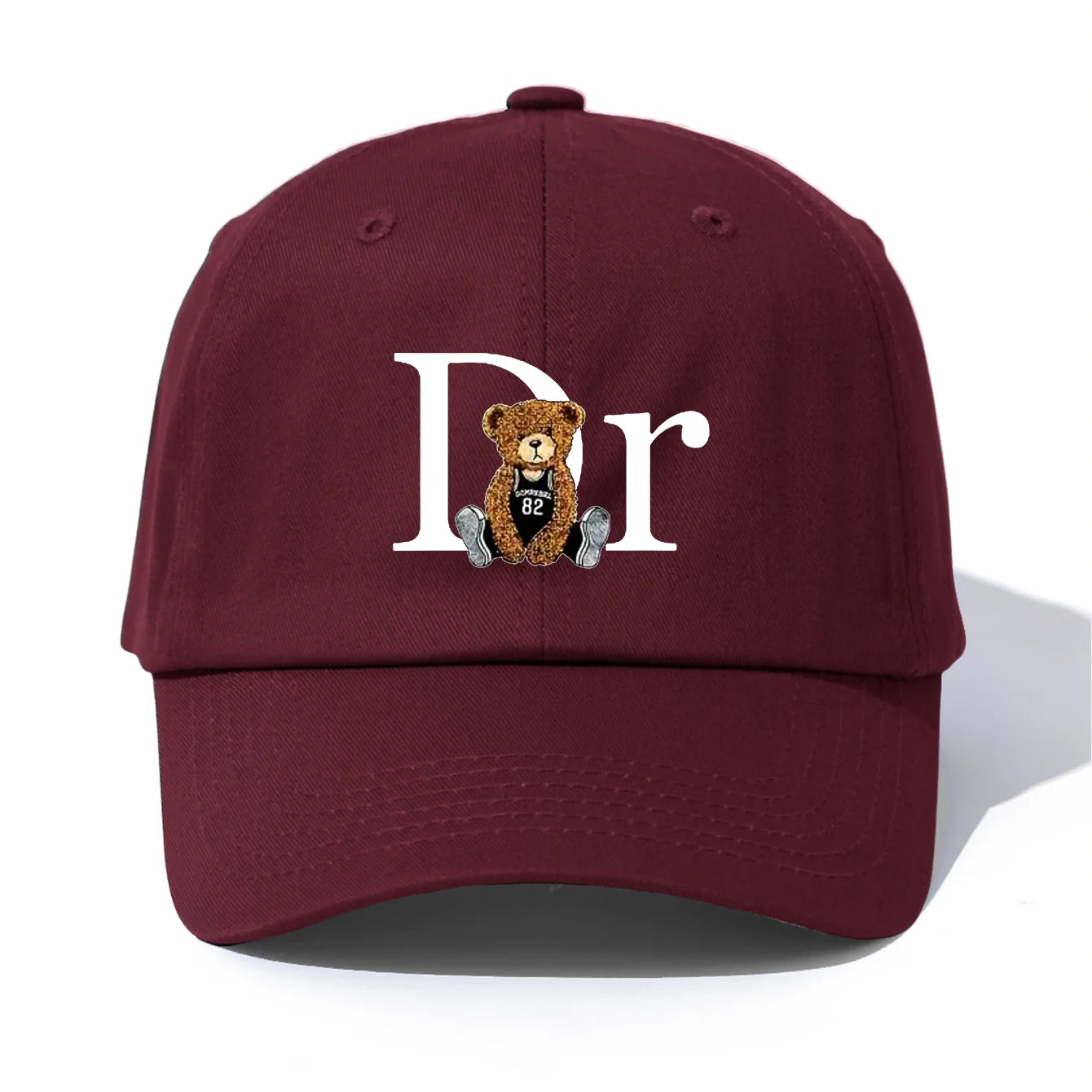 DrBear Print Baseball Cap For Adults