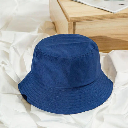 Cotton Summer Foldable Bucket Hat Unisex Women