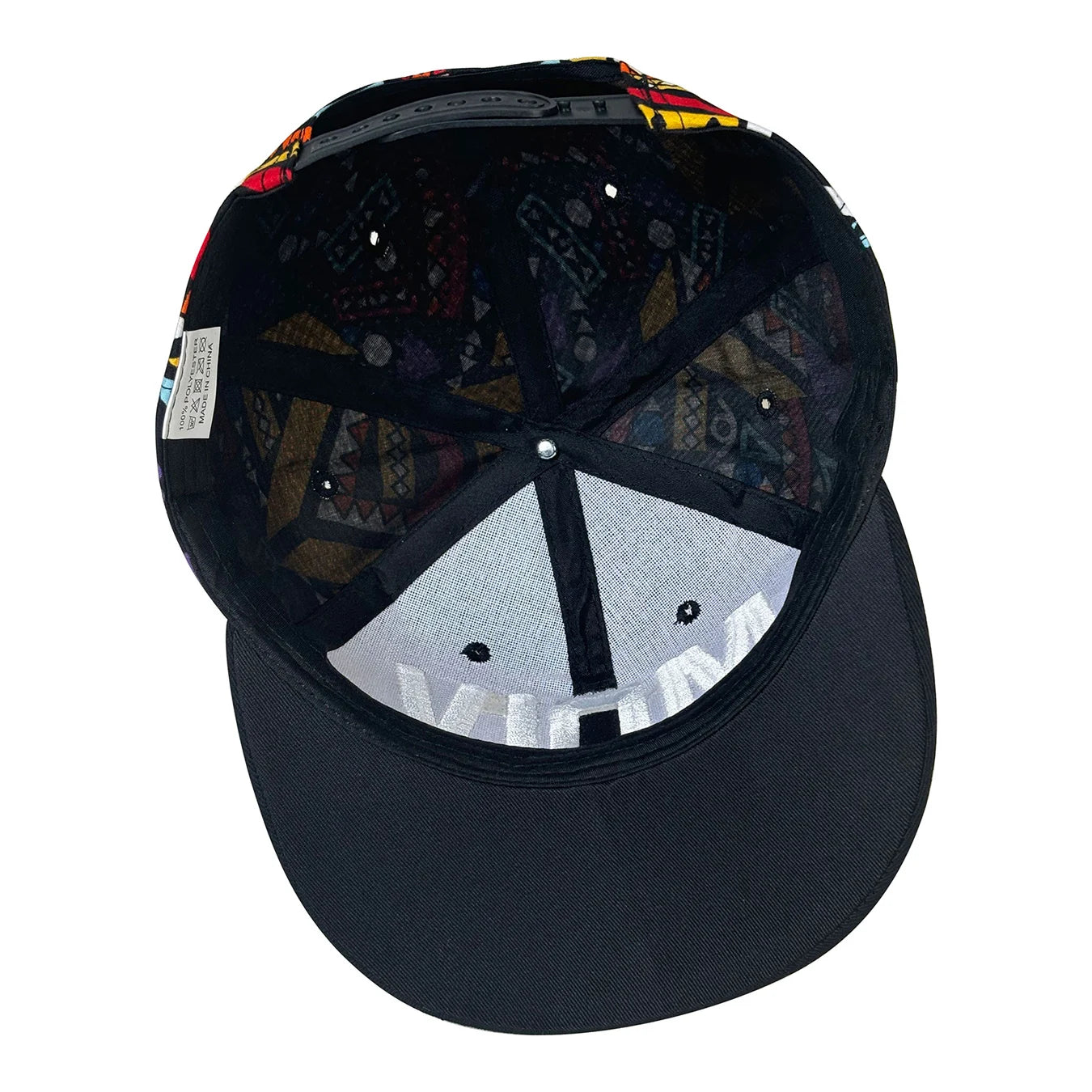 Letter MDIV Embroidered Snapback Cap, Trendy Hip-Hop Peaked Cap, Personalized Flat-Brimmed Hip-Hop Hat