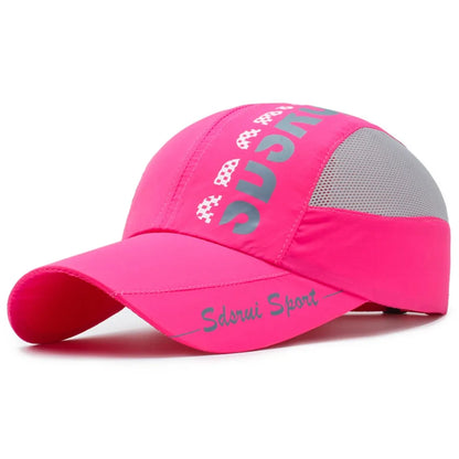 Fashion Wide Brim Mesh Baseball Cap Breathable Quick-drying Peaked Cap