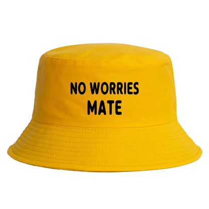 No Worry Mate Reversible Bucket Hat Fashion Girl Boy
