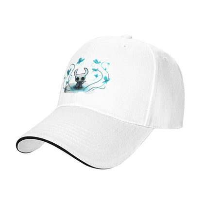 Hollow Knight Baseball Caps Retro Ghost Game