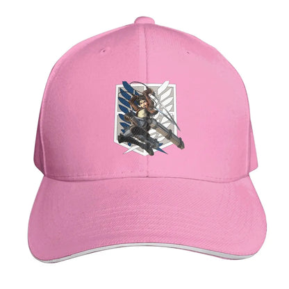 Attack On Titan Anime Logo Cap Fashion Casual Baseball Caps