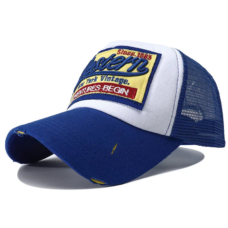 New Letter Embroidery Baseball Cap Chapeau Homme