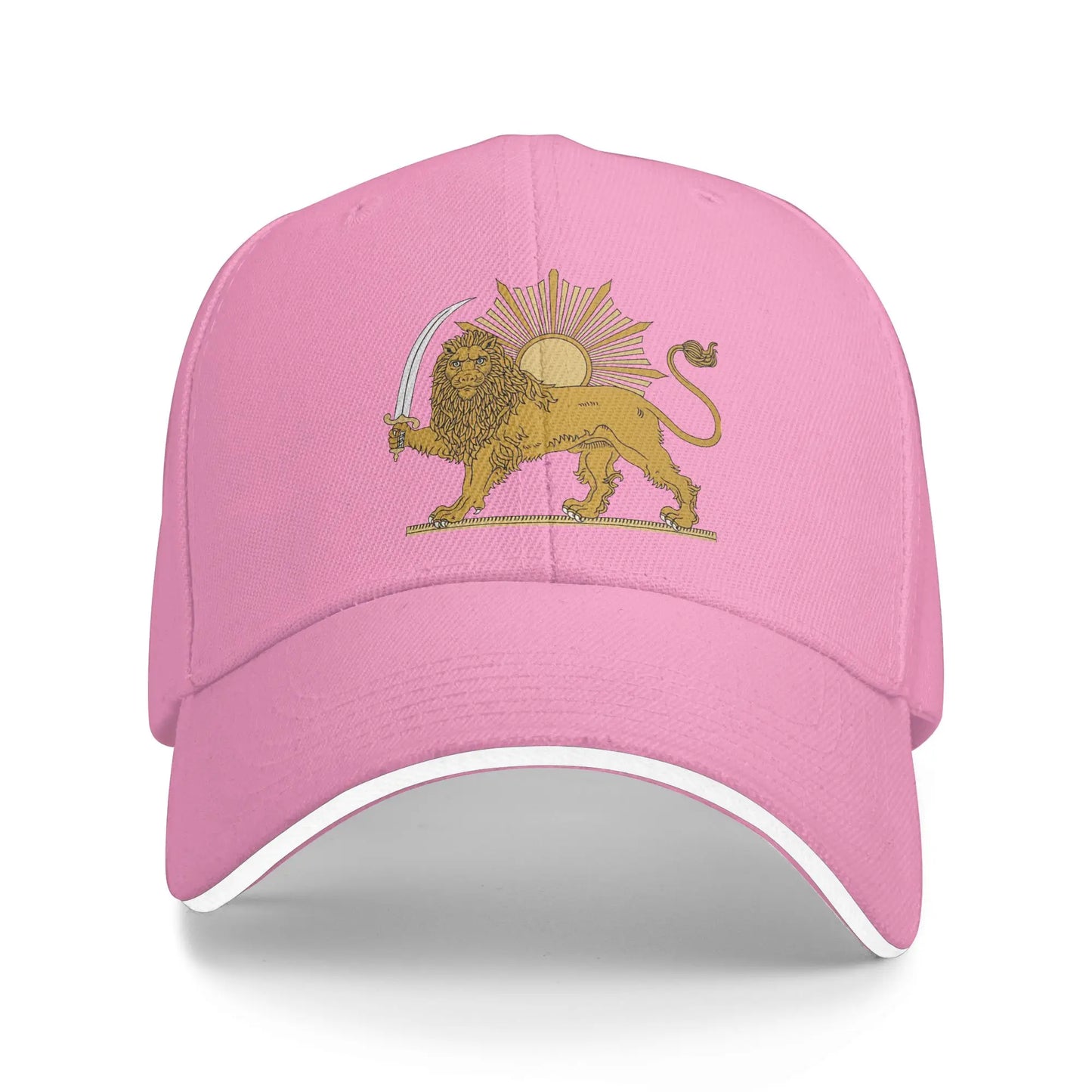 Lion and Sun Persian Emblem Make Iran Great Again Cap For Men Women