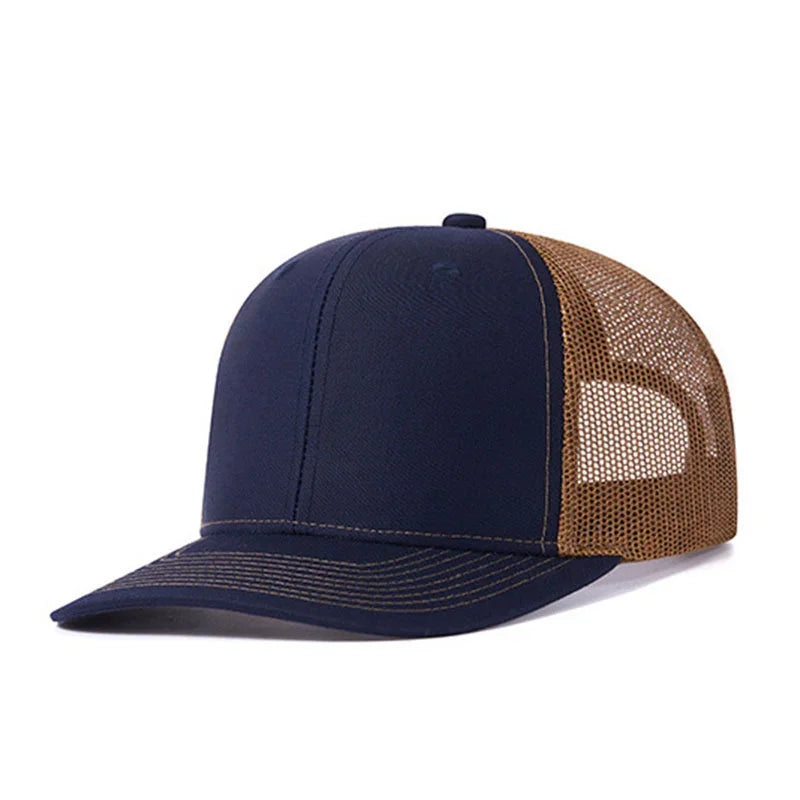 Hot Sale Unisex Snapback Cap for Men Women Slight Curved Brim Style Trucker Hat