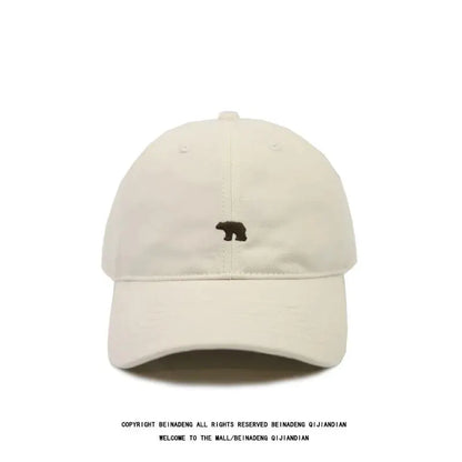 Cartoon Polar Bear Embroidery Baseball Cap