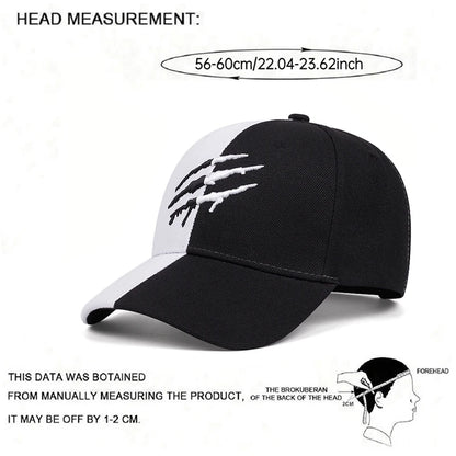 Personalized Pop New Baseball Hat Claw Print Embroidery Street Pop