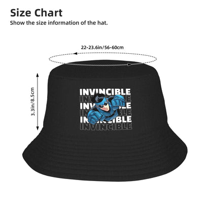 Unisex Bucket Hats Invincible Comic Summer Beach Hatwear