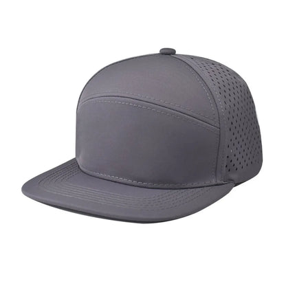 High Quality Solid Color Snapback Cap Adjustable Breathable Hip-Hop Hat Visor Hat Unisex