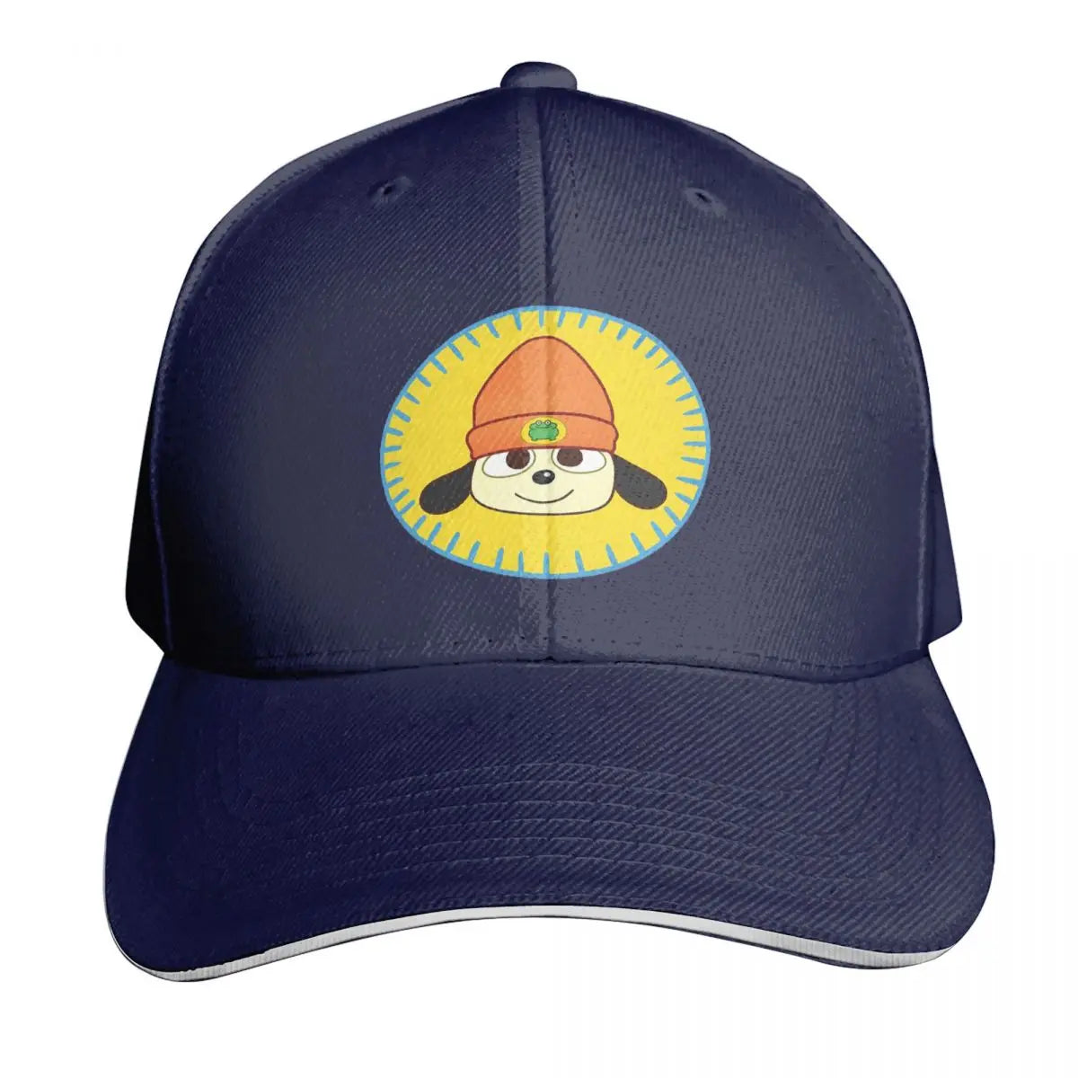 Parappa The Rapper Patchc Cartoon Game Cap Fashion Casual Baseball Caps