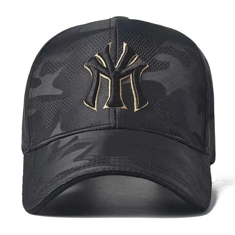 Fashion Letter Embroidery Camouflage Baseball Hats