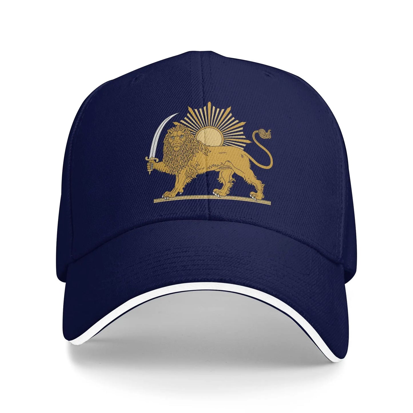 Lion and Sun Persian Emblem Make Iran Great Again Cap For Men Women