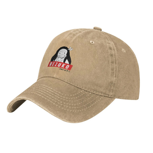 Vintage Nezuko Kamado Demon Slayer Anime Baseball Cap