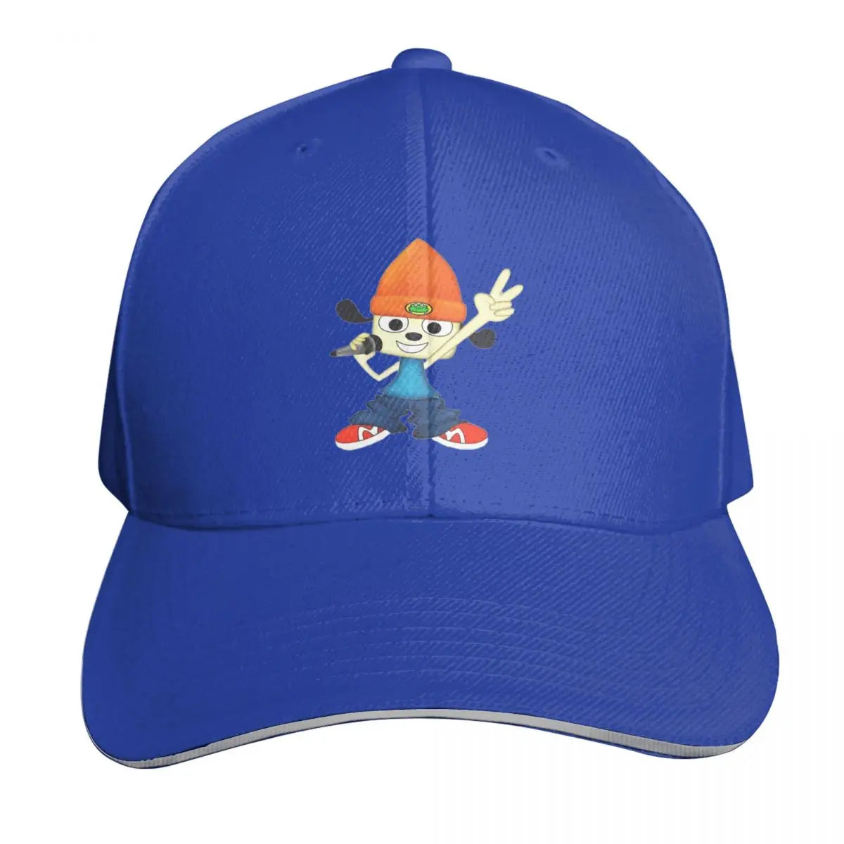 Parappa The Rapper Patchc Cartoon Game Cap Fashion Casual Baseball Caps