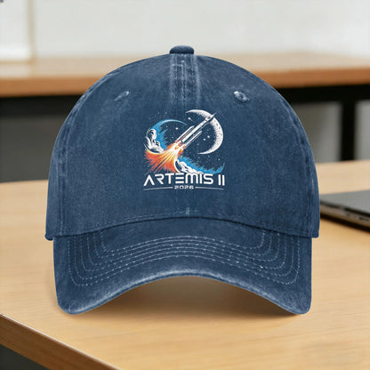 Artemis II Back to the Moon 2026 Sun Baseball Cap