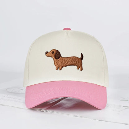 Dachshund Embroidered Baseball Cap