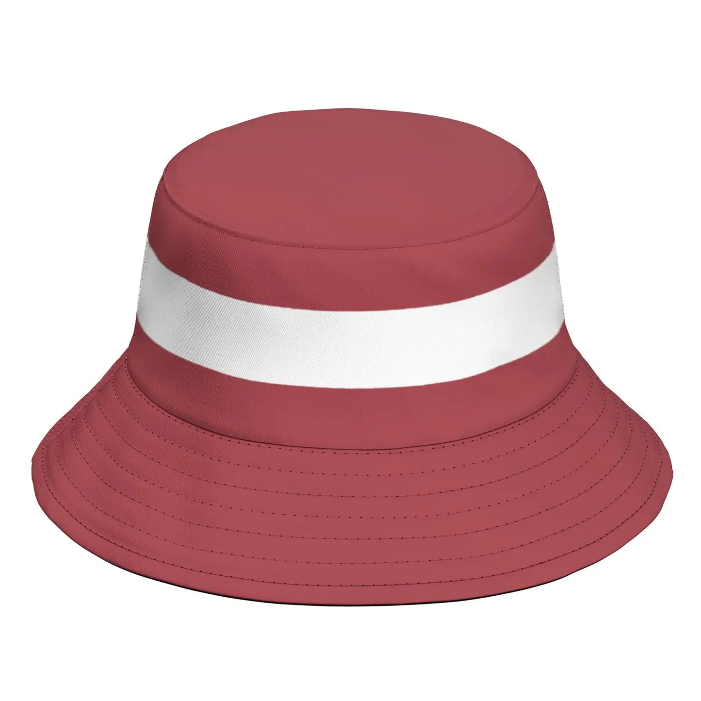 Latvia Fisherman Hats Free Custom Name Number Logo Bucket Cap