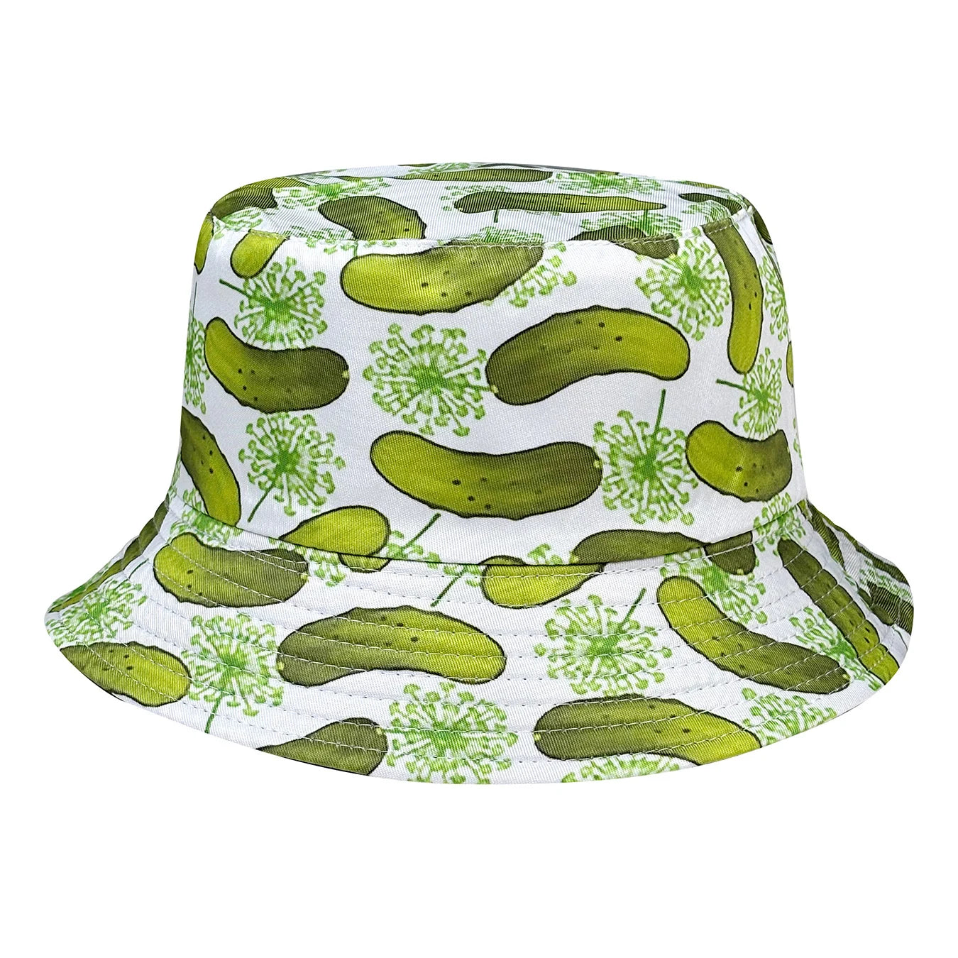 Creative Cucumber Pattern Printed Bucket Hat